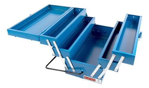 Caja De Herramientas Metalica Reforzada Con Fuelle Nº8 Efm