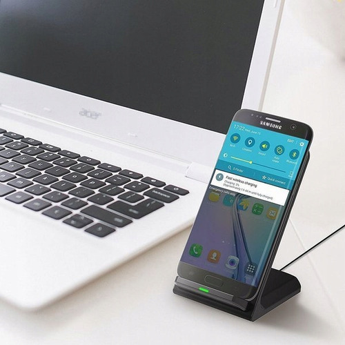 Carregador Indução Sem Fio Turbo Wireless P/ Celular Cor Preto