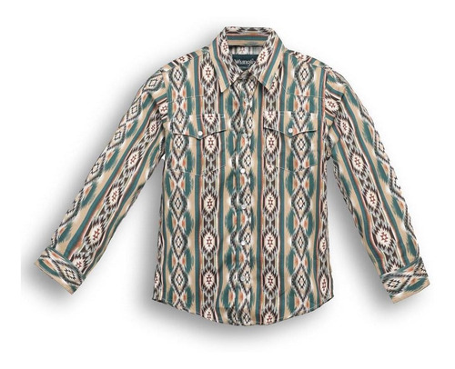 Imagen 1 de 2 de Camisa Vaquera Wrangler Niño Checotah W01