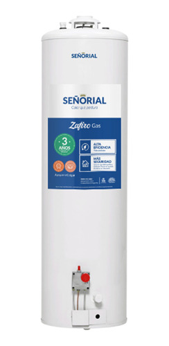 Termotanque Señorial 120 Lts Zafiro Multigas Gtia 3 Años