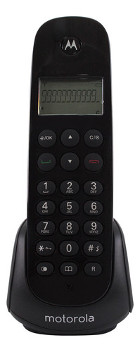 Teléfono Motorola M700CA inalámbrico - color negro