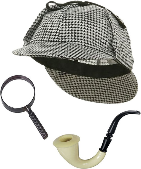 Solicitante frío Mirar fijamente Sombrero De Detective Sherlock Holmes | MercadoLibre 📦