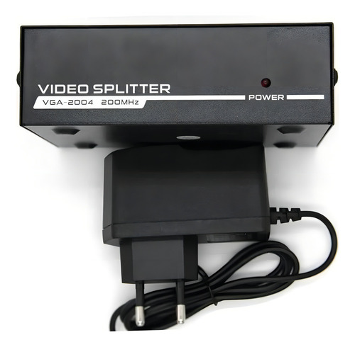 Splitter Divisor De Sinal Distribuidor Video 4 Porta Vga 1x4