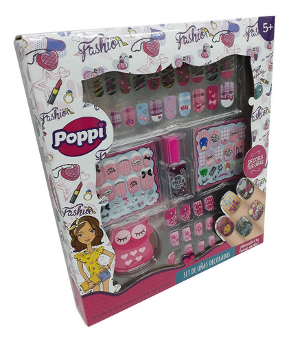 Set De Uñas Decoradas Fashion Poppi Ploppy.6 381434