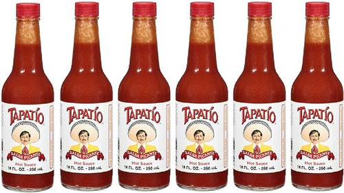 6 Piezas Salsa Picante Tapatío Americana 296ml 