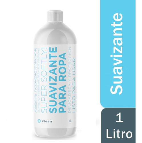 Suavizante Para La Ropa Premium Klean Botella 1 Litro