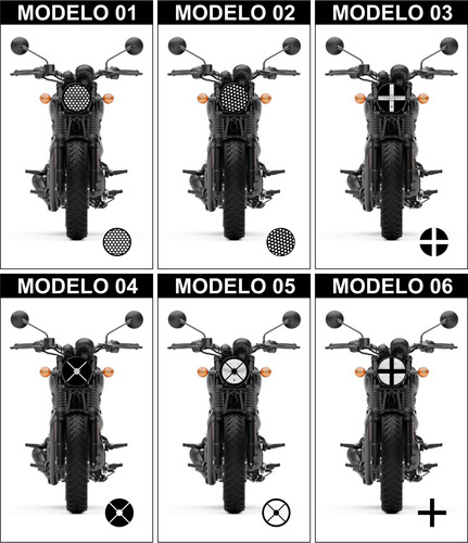 Calcomanías Para Faros De Motos Vinilos Decorativos 