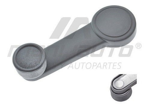 Manija Elevador Ford Courier 2001 - 2012 Plastico Gris