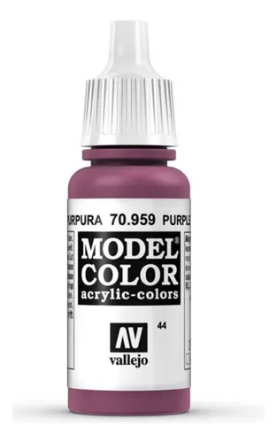 Vallejo Model Color Purpura 70959 Acrilico La Plata Color Violeta