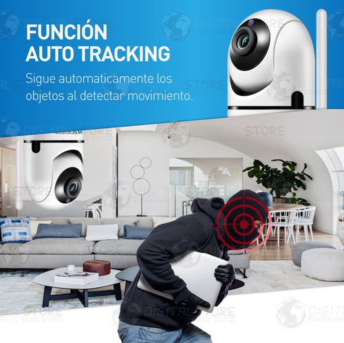 Kit 2 Camaras Seguridad Ip Wifi Inalambrica Motorizada Hd Sd