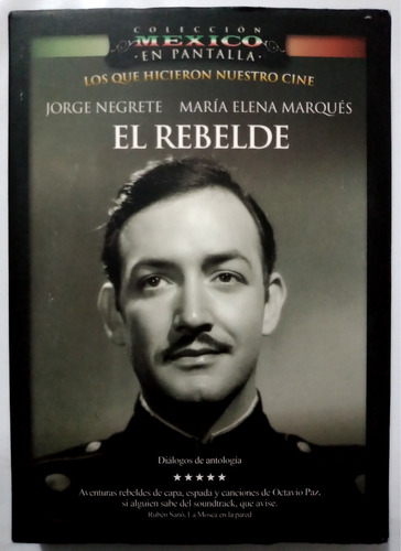 El Rebelde Jorge Negrete Dvd Original Con Slipcover