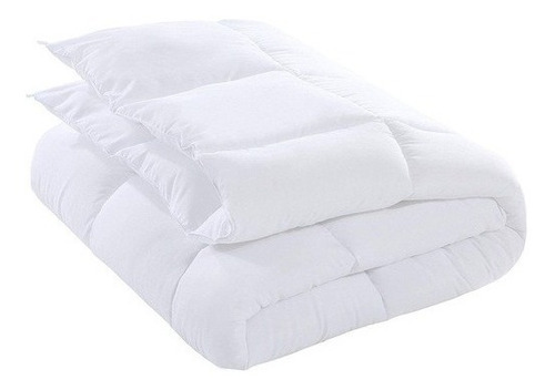 Edredón Acolchado Plumon Blanco 2 Plazas Efecto Duvet 180 Gr