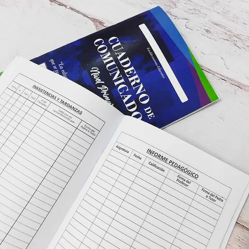 Cuaderno De Comunicados Generico Nivel Primario Packx100