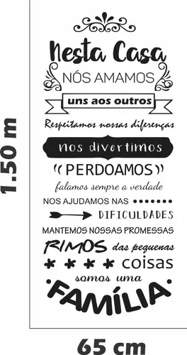 Adesivos Decoração Esotérica 100x112cm Frase Raízes Família