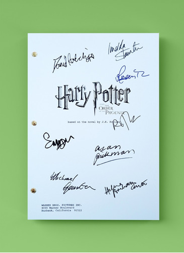 Guión Completo Harry Potter - La Orden Del Fenix 