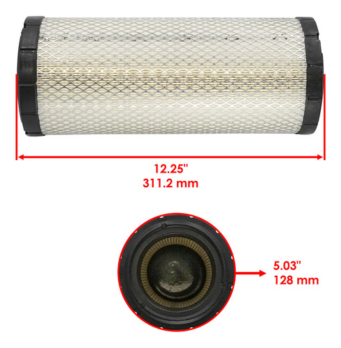 Caltric Re68048 Re68049 Air Filters For John Deere 110 3 Cch