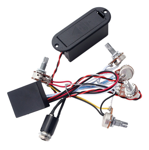 Imagem 5 de 8 de Circuito Eq De Banda 2x3 Pré-amplificador De Guitarra Baixo