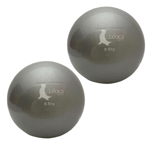 Kit 2 Bolas De Peso Macias Toning Ball 0,5kg Ds1060 Dafoca