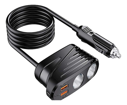 Cargador De Teléfono De Coche De 120 W Con Un Solo Arrastre,