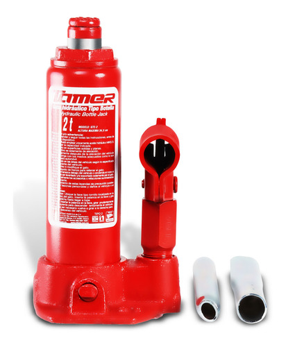 Gato Hidr De Botella 2 Toneladas C/ Tornillo Extensión Tamer