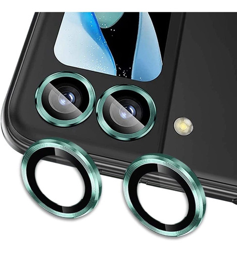 Protector De Lentes De Cámara Para Samsung Galaxy Z Flip4 Color Verde For Galaxy Z Flip 4