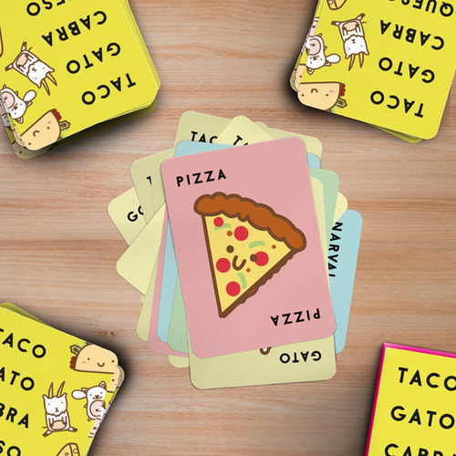 Atr + Taco Gato Cabra Queso Pizza Bureau De Juegos Combo
