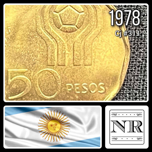 Argentina - 50 Pesos - Año 1978 - Cj #311 - Jugador