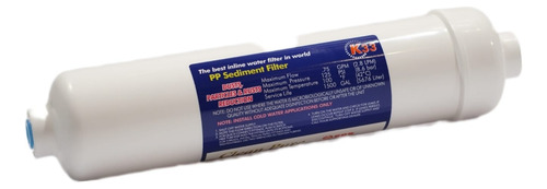 Filtro En Línea Para Dispenser Mod K33 Cloro Y T33 Sedimento