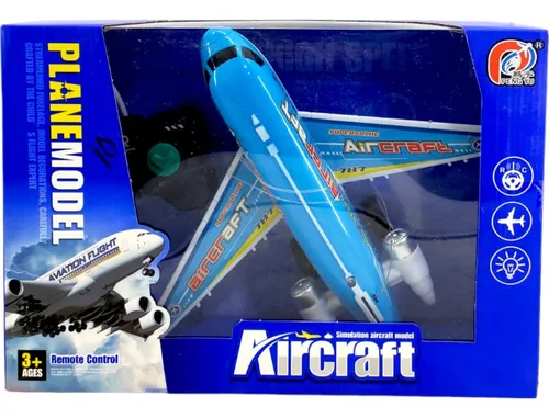 comprar Avión A Control Remoto Juguete Sonido Y Luz Niños Y Niñas