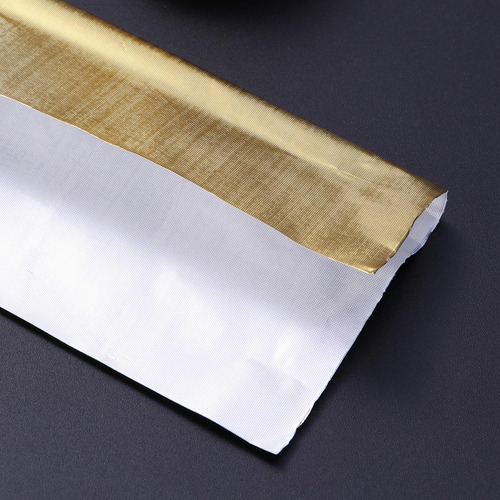 Lámina De Aluminio Para Envolver Chocolate Dorado De 10 X 10