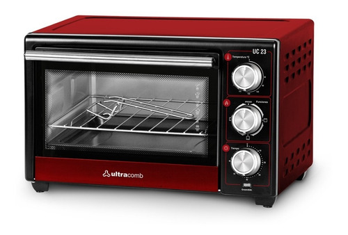 Horno eléctrico Ultracomb UC-23 23L rojo 220V