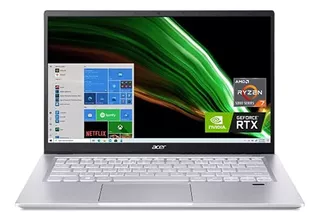 Acer Swift X 14'' Ryzen 7 5800u Rtx 3050ti 16gb Ram 512 Ssd