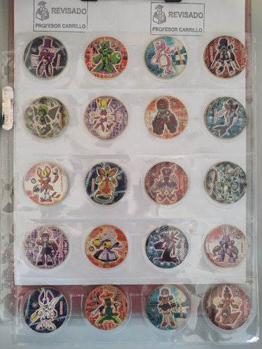 Colección De Tazos Medabots Plástico 70 Pz (Usado)