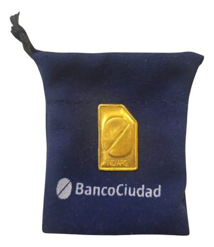 Lingote De Oro 24k 5 Gramos Banco Ciudad