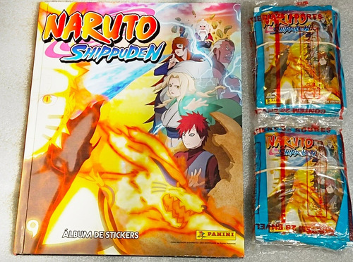 Álbum Y Lámina Naruto Shipuden. Con 50 Sobres. 