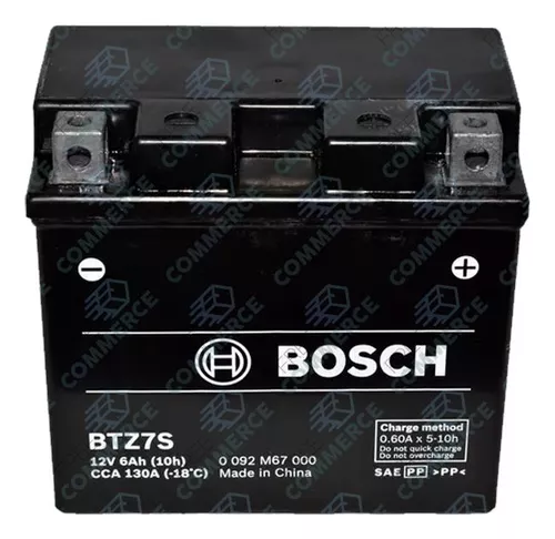 Bateria De Moto Agm Btz7s 12v 6ah Bosch Ktm Exc