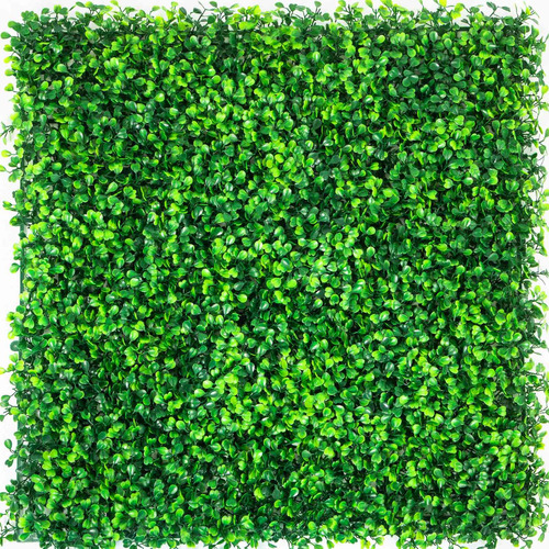 Vevor 20pcs Muro Verde Follaje Artificial Sintético 20x20