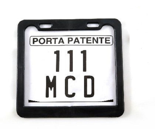 Marco Porta Patente Moto Pvc Anterior- No Mercosur