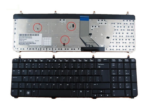 Imagen 1 de 2 de Teclado Ingles Hp Pavilion Dv7-2000 Dv7-3000 Zona Norte