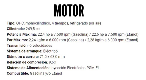 Imagen 11 de 21 de Twister Cb 250-2023-$ 1.390.000.- Recibo Inferior - Tuamoto