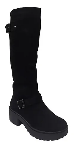 Bota Gamuza Ecol gica Zav19 Negro Cuotas sin inter s