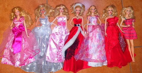 Barbie Lote 7 Muñecas Model Muse