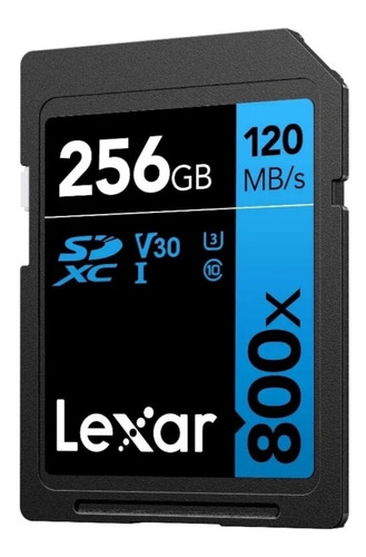 Tarjeta de memoria Lexar SDHC de 120 MB/s de alto rendimiento 800x