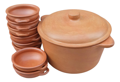 Olla De Barro + Cazuelas