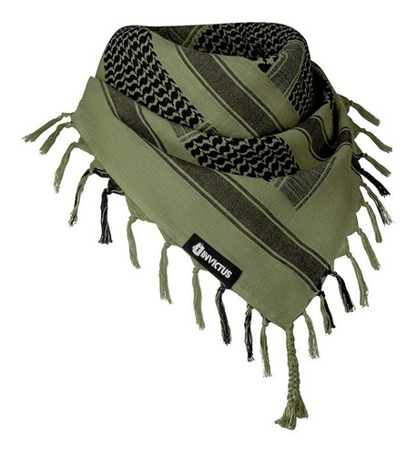 Shemagh Lenço Arabe Keffiyeh Tático Militar Verde Original