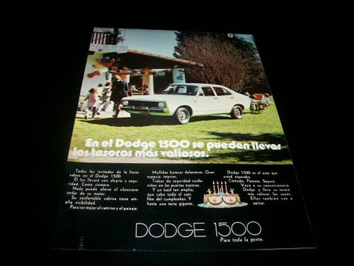 (pa344) Publicidad Clipping Dodge 1500 * 1971