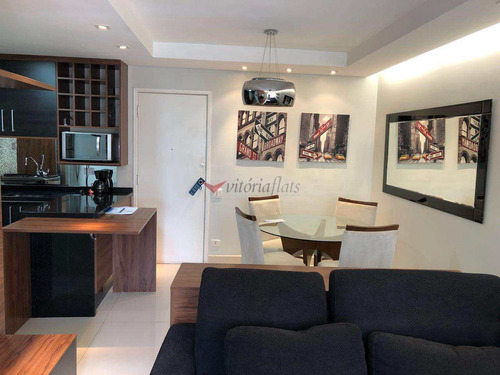 Imagem 3 de 10 de Flat Com 1 Dorm, Itaim Bibi, São Paulo, Cod: 64442708 - A64442708