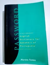 Comprar Password English Dictionary For Speakers Of Portuguese De Lionel Kernerman Pela Martins Fontes (2001)