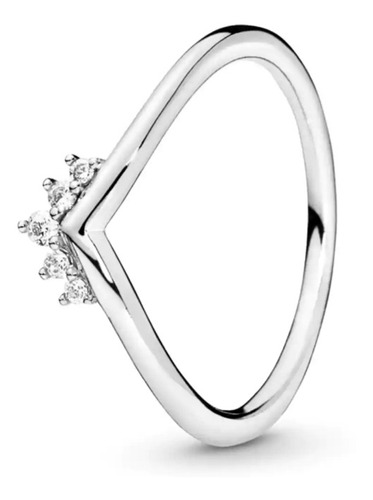 Anillo Pandora Hueso De Los Deseos Tiara Talla 56= 8