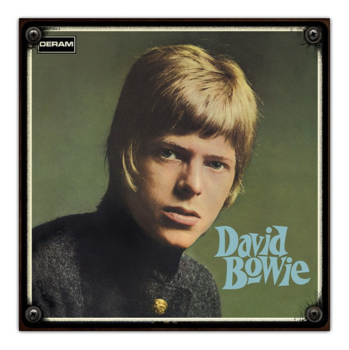 #129 - Cuadro Decorativo Vintage / No Chapa David Bowie Rock